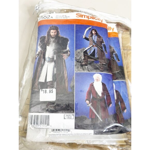 Costume Sewing Pattern (Lot Of 5-used/complete) Capes,Tunic,Boots,Dresses Etc - Picture 10 of 10